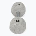Hantel ogumowany Nike Strength Grind Hex Dumbbell 15 kg wolf grey 2