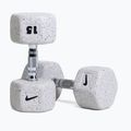 Hantel ogumowany Nike Strength Grind Hex Dumbbell 15 kg wolf grey 5