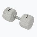 Hantel ogumowany Nike Strength Grind Hex Dumbbell 22,5 kg wolf grey