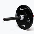 Zaciski do sztangi Nike Strength Barbell Collars 2 szt. white/orange 6