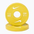 Obciążenie Nike Strength Change Plates 2 x 1,5 kg yellow/white