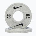 Obciążenie Nike Strength Grind Change Plates 2 x 0,5 kg wolf grey