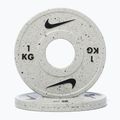 Obciążenie Nike Strength Grind Change Plates 2 x 1 kg wolf grey