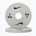 Obciążenie Nike Strength Grind Change Plates 2 x 2 kg wolf grey