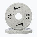 Obciążenie Nike Strength Grind Change Plates 2 x 2,5 kg wolf grey