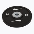 Obciążenie bumperowe Nike Strength Pro Urethane Bumper Plates 20 kg black