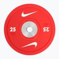 Obciążenie bumperowe Nike Strength Pro Urethane Bumper Plates 25 kg red/white 2