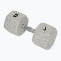 Hantel ogumowany Nike Strength Grind Dumbbell 25 kg wolf grey