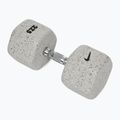Hantel ogumowany Nike Strength Grind Dumbbell 27,5 kg wolf grey