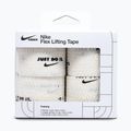 Bandaż elastyczny kohezyjny Nike Strenght Flex Lifting Tape 4 szt. white/black