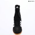 Buty bokserskie męskie adidas Box Hog Wide black/white 9