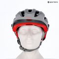 Kask rowerowy Bell 4Forty Integrated MIPS matte gloss gray/crimson 15