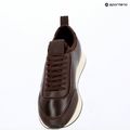 Buty damskie Calvin Klein HW0HW03118 Retro Runner Sock PANL Leather Neo bordeaux 9