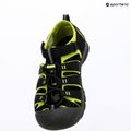 Sandały dziecięce KEEN Newport H2 black/lime green 7