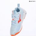 Buty do piłki ręcznej damskie Mizuno Wave Stealth Neo 2.1 blue finch/lava orange/white 9