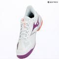 Buty do tenisa damskie Mizuno Wave Exceed Court AC white/dahlia/lava orange 9