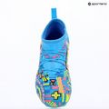 Buty piłkarskie dziecięce PUMA Future 9 Match Advanced Level FG/AG Jr puma white/blue glimmer/pink glimmer/yellow alert 16