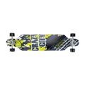 Deskorolka longboard Mechanics Crossy 40 x 9 black/green
