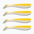 Przynęta gumowa Relax Kingshad 4 Laminated 4 szt. yellow/white