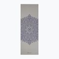 Mata do jogi Gaiam Sustained Yoga grey sundial flower
