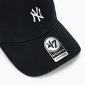 Czapka z daszkiem 47 Brand MLB New York Yankees Base Runner CLEAN UP black 3