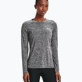 Longsleeve treningowy damski Under Armour Tech Crew Twist black/metallic silver