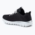 Buty damskie SKECHERS Graceful Get Connected black/white 3