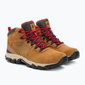 Buty trekkingowe męskie Columbia Newton Ridge Plus II Suede WP elk/ mountain red 286 4
