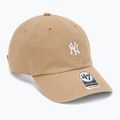 Czapka z daszkiem 47 Brand MLB New York Yankees Base Runner CLEAN UP khaki