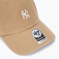 Czapka z daszkiem 47 Brand MLB New York Yankees Base Runner CLEAN UP khaki 3