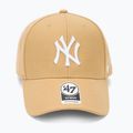 Czapka z daszkiem 47 Brand MLB New York Yankees MVP light tan 2