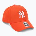 Czapka z daszkiem 47 Brand MLB New York Yankees MVP vibrant orange
