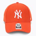 Czapka z daszkiem 47 Brand MLB New York Yankees MVP vibrant orange 2
