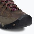 Buty trekkingowe damskie KEEN Targhee III Mid WP weiss/boysenberry 7