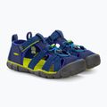 Sandały juniorskie KEEN Seacamp II CNX blue depths/chartreuse 4