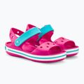 Sandały dziecięce Crocs Crocband Sandal Kids candy pink/pool 4