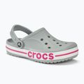 Klapki Crocs Bayaband Clog light grey/candy pink