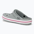 Klapki Crocs Bayaband Clog light grey/candy pink 3