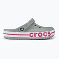 Klapki Crocs Bayaband Clog light grey/candy pink 4