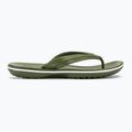 Japonki Crocs Crocband Flip army green/white 2