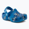Klapki dziecięce Crocs Classic Shark Clog prep blue 2