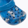 Klapki dziecięce Crocs Classic Shark Clog prep blue 8