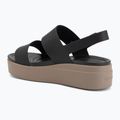 Sandały damskie Crocs Brooklyn Low Wedge black/mushroom 3