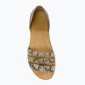 Sandały damskie Crocs Tulum Open Flat mushroom/stucco 5