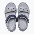 Sandały dziecięce Crocs Crocband Sandal Kids light grey/navy 11