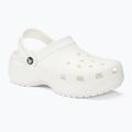 Klapki damskie Crocs Classic Platform Clog white 2