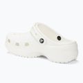 Klapki damskie Crocs Classic Platform Clog white 4