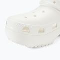 Klapki damskie Crocs Classic Platform Clog white 8