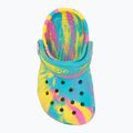Klapki dziecięce Crocs Classic Marbled Clog Toddler digital aqua/multi 6