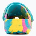 Klapki dziecięce Crocs Classic Marbled Clog Toddler digital aqua/multi 7
